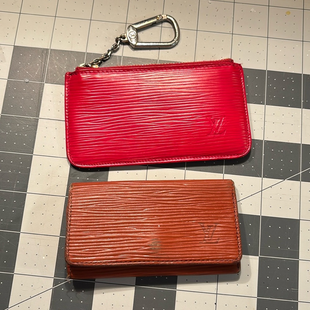 Louis Vuitton Epi Leather Key Pouch and Key Holder Set Project Wallet